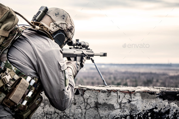 U.S. Army sniper - Stock Photo - Images