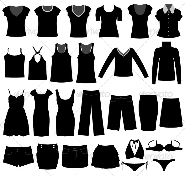 Woman Girl Female Apparel Shirt Cloth Wear - Man-made Objects Objects