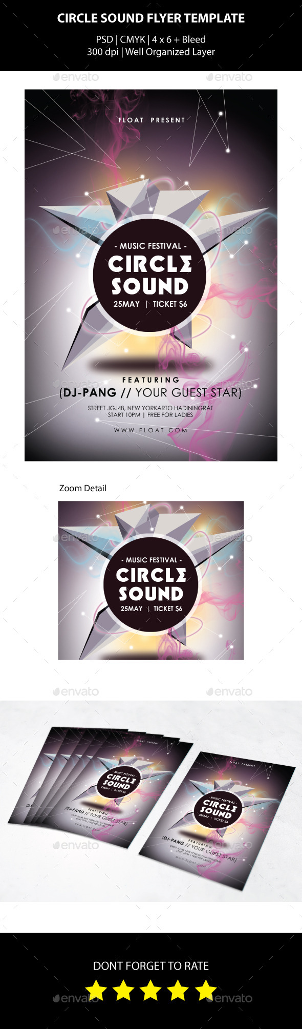 Circle Sound Flyer Template - Events Flyers