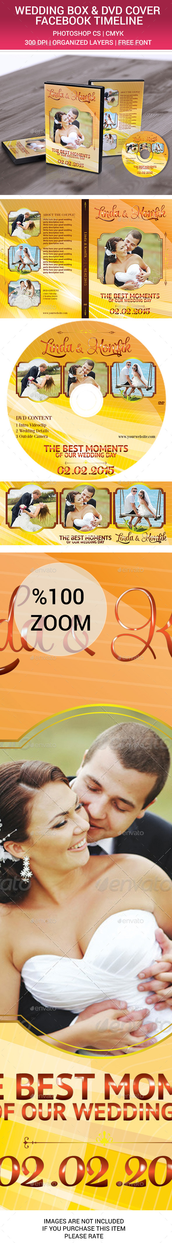 Wedding DVD Cover & CD Label v10 - CD & DVD Artwork Print Templates