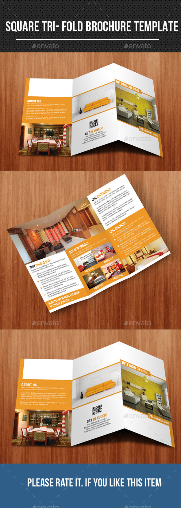 Interior- Tri Fold Brochure - Corporate Brochures