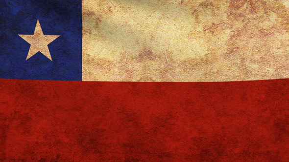 Chile Flag 2 Pack – Grunge and Retro