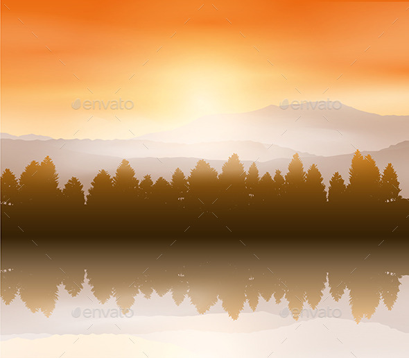 Sunset Landscape - Landscapes Nature