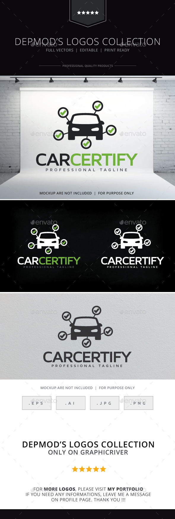 Car Certify Logo - Objects Logo Templates
