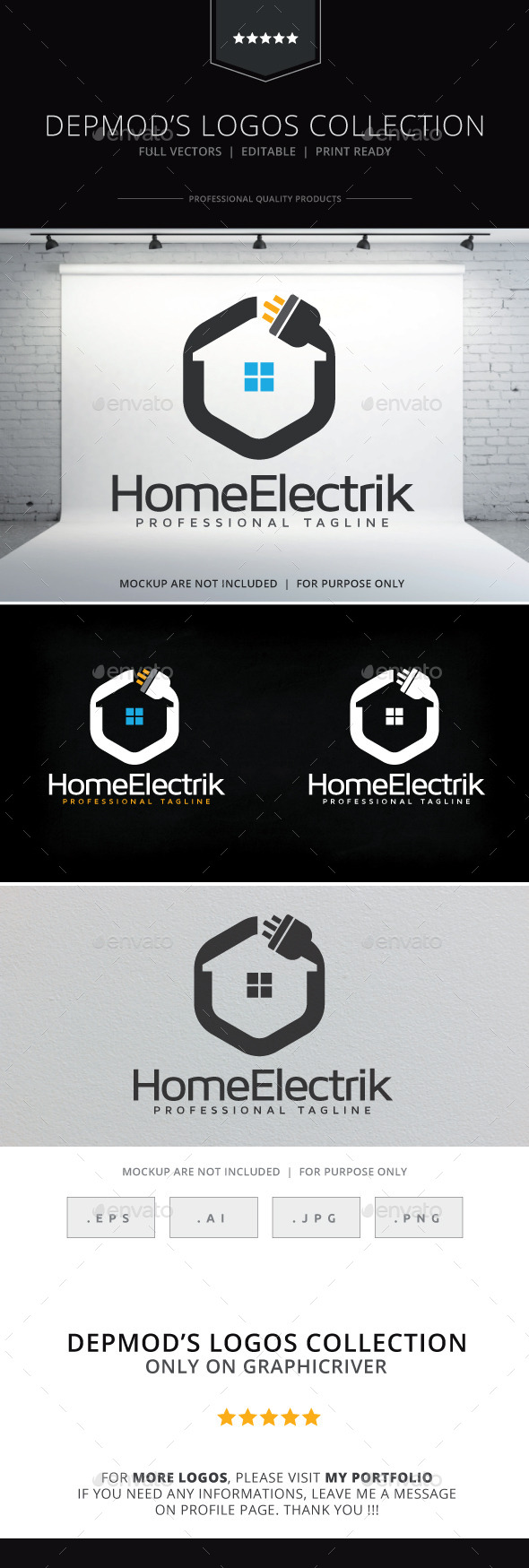 Home Electrik Logo - Symbols Logo Templates