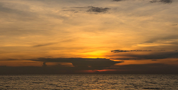 Cloudy Marine Sunset 02