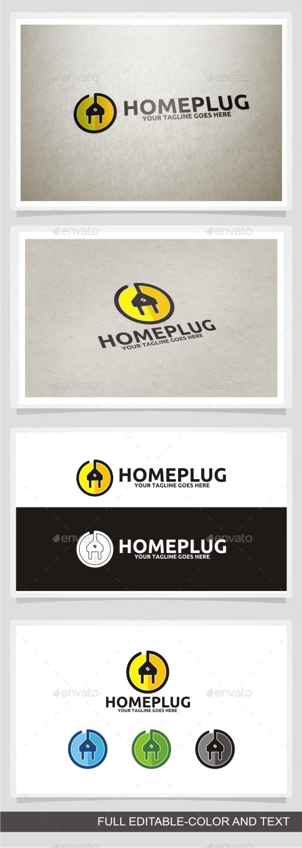 HOMEPLUG - Buildings Logo Templates