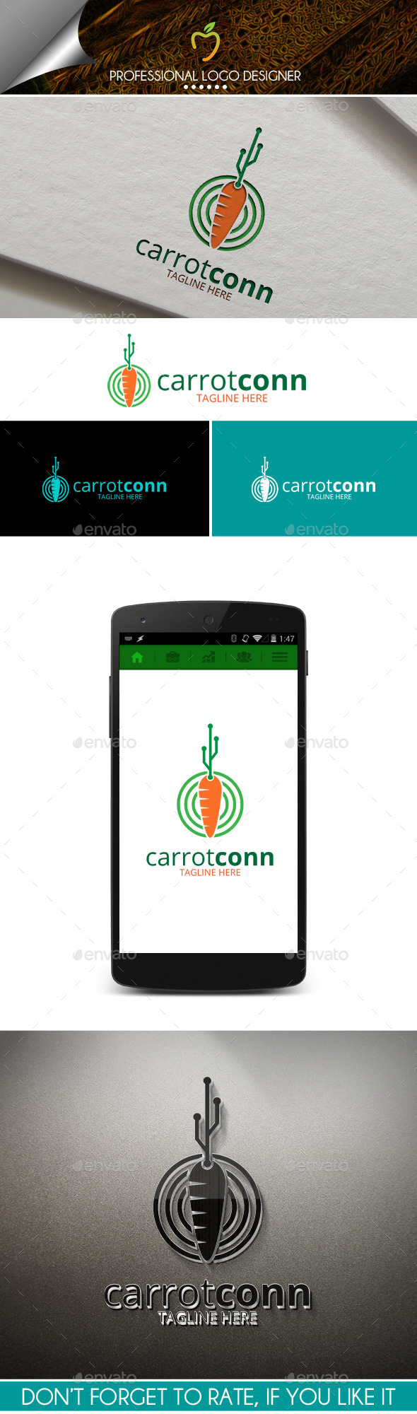 Carrot Connections Logo - Symbols Logo Templates