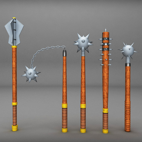 Medieval weapon pack - 3Docean 10140834