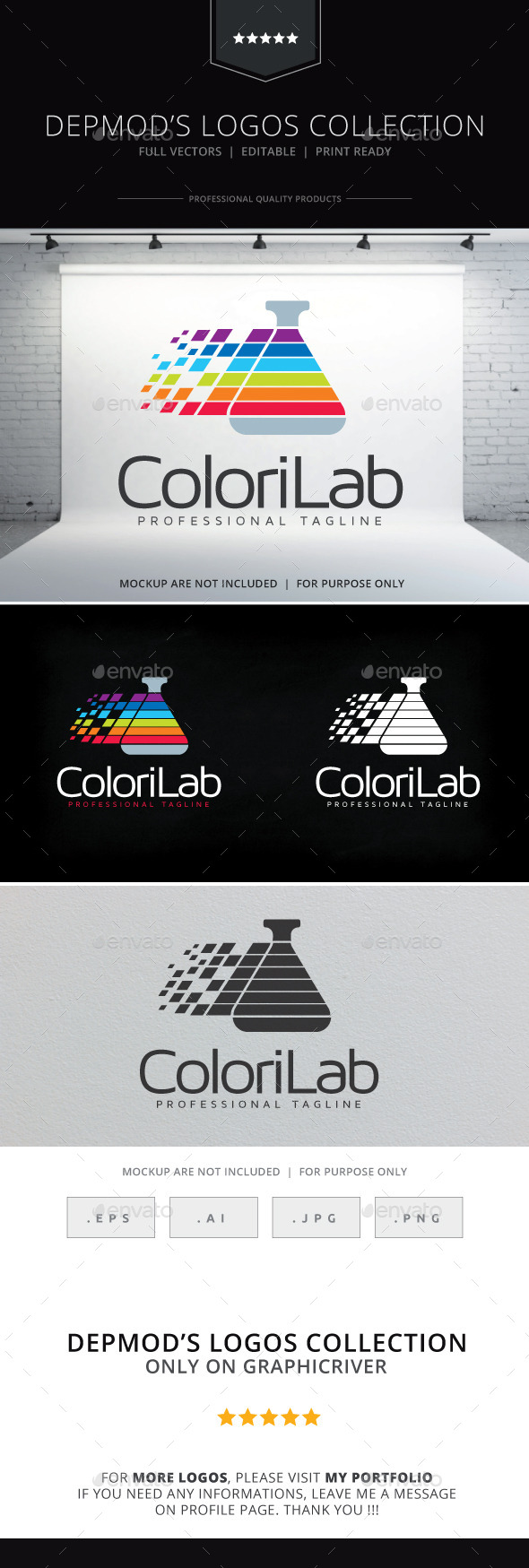 Colori Lab Logo - Symbols Logo Templates