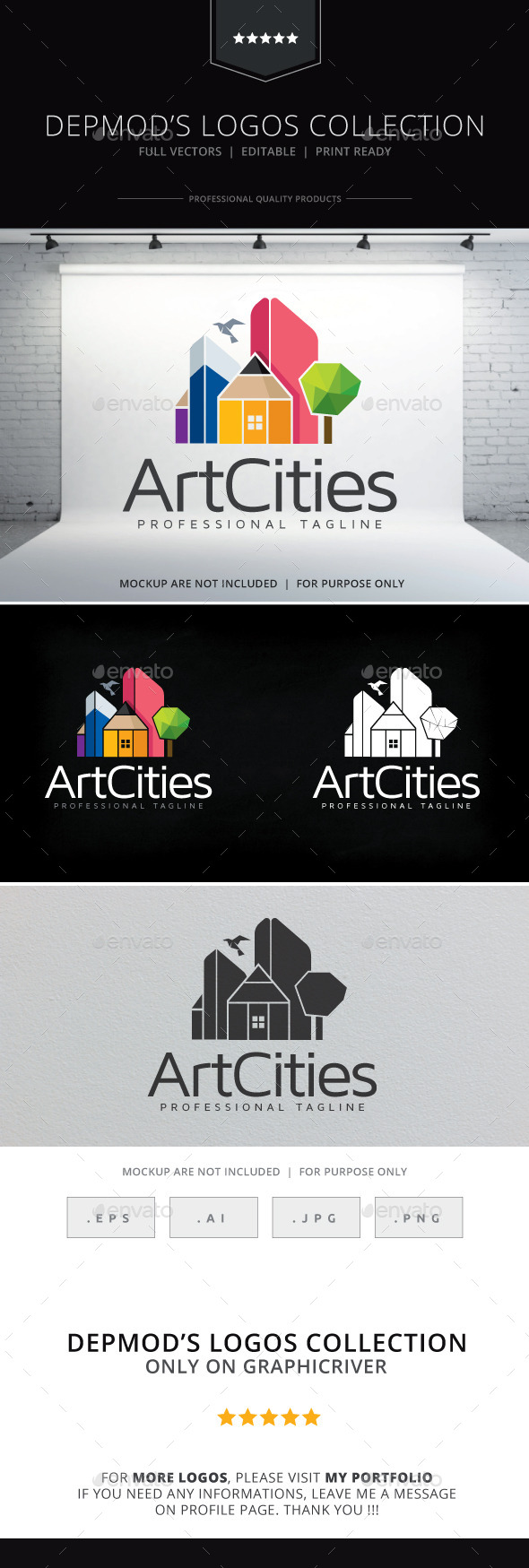 Art Cities Logo - Objects Logo Templates