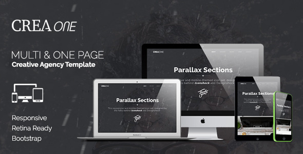 Creaone - Multi & One Page Creative Agency Template