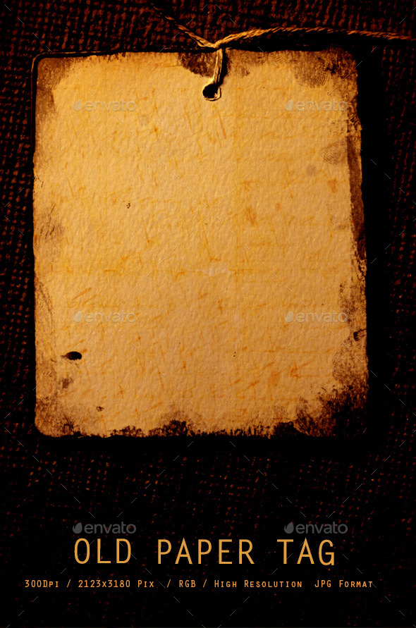 Paper Tag Background 0065 - Abstract Textures