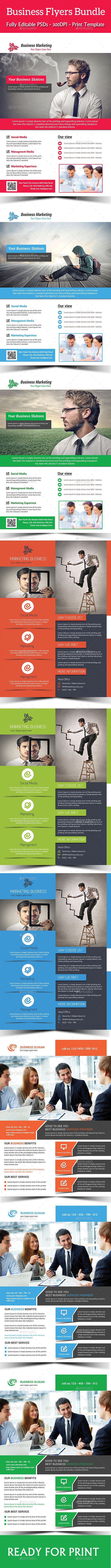 Business Flyers Bundle - Flyers Print Templates