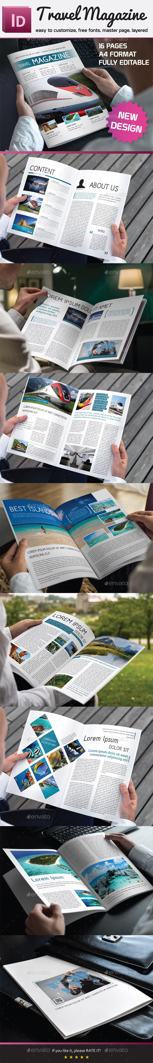 Travel Magazine - Magazines Print Templates