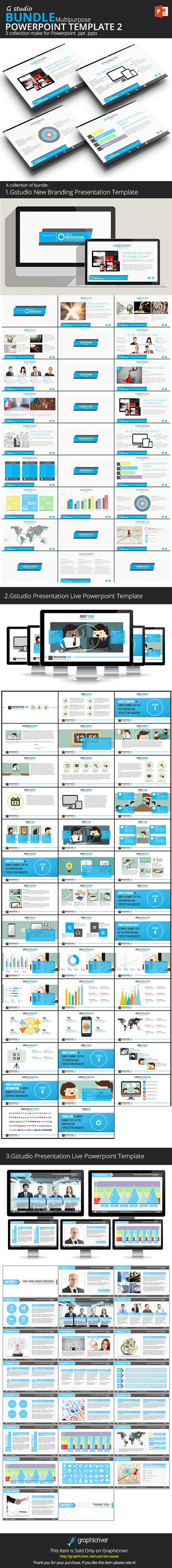Gstudio Powerpoint Bundle 2 - Business PowerPoint Templates