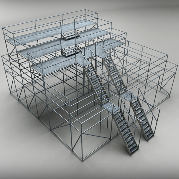 Industrial scaffolding - 3Docean 10150006