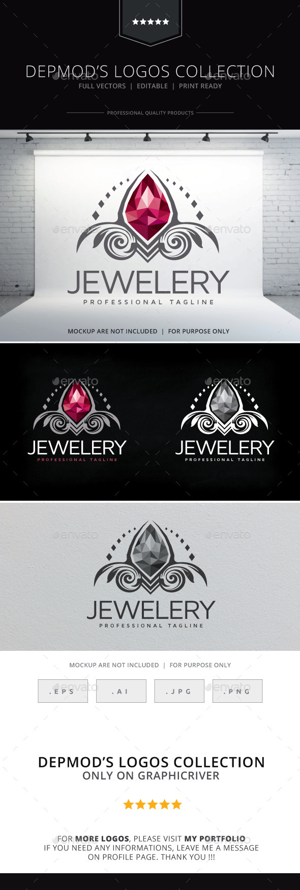 Jewelery Logo - Crests Logo Templates