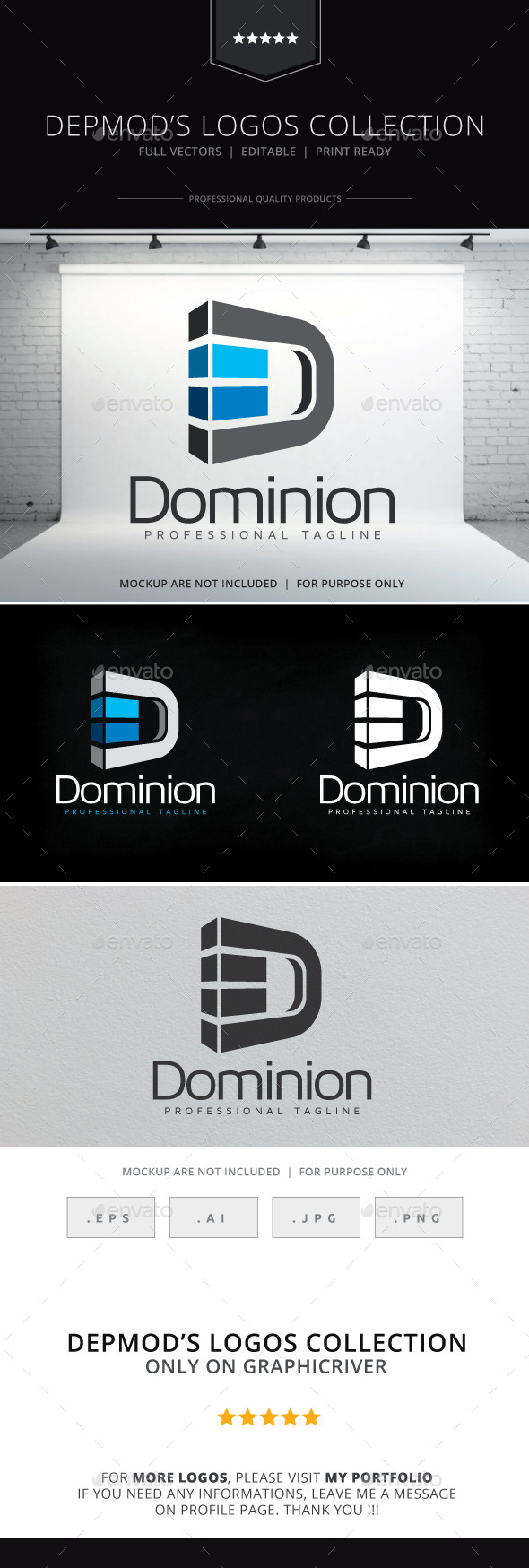 Dominion Logo - Letters Logo Templates