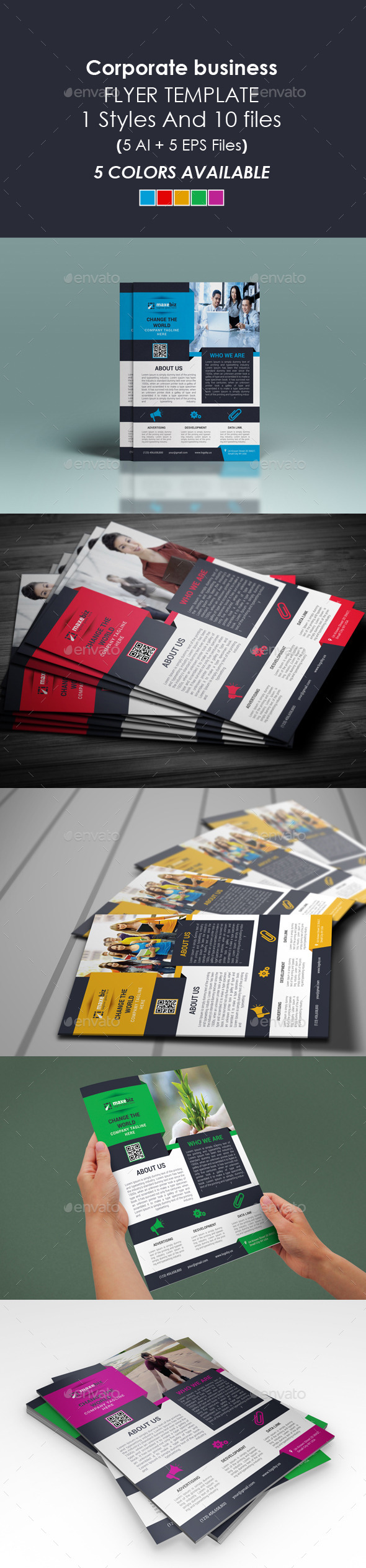 Corporate Business Flyer Template - Corporate Flyers