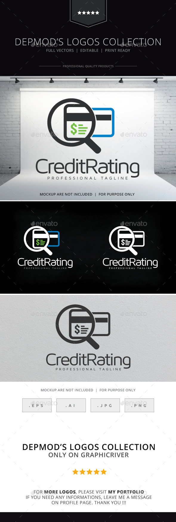 Credit Rating Logo - Objects Logo Templates