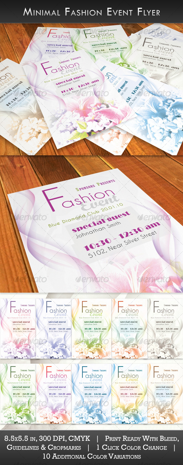 Minimal Fashion Event Flyer - Miscellaneous Events