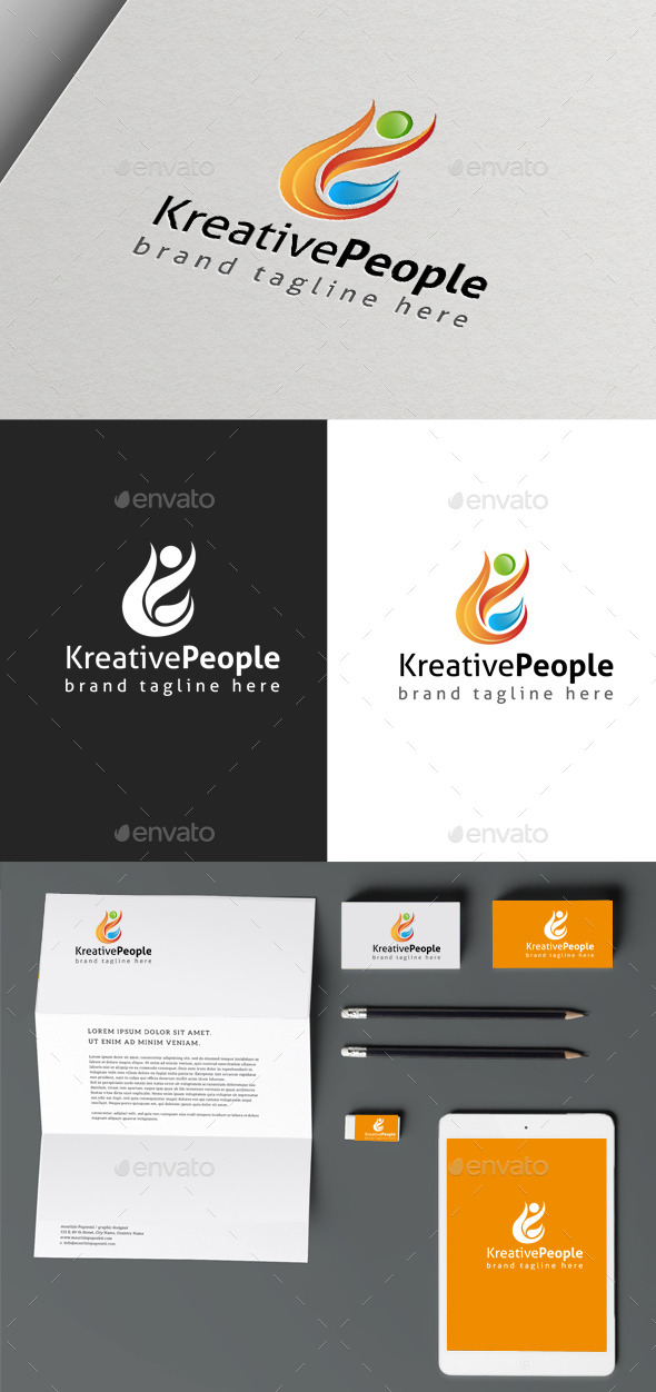 Creative People - Humans Logo Templates