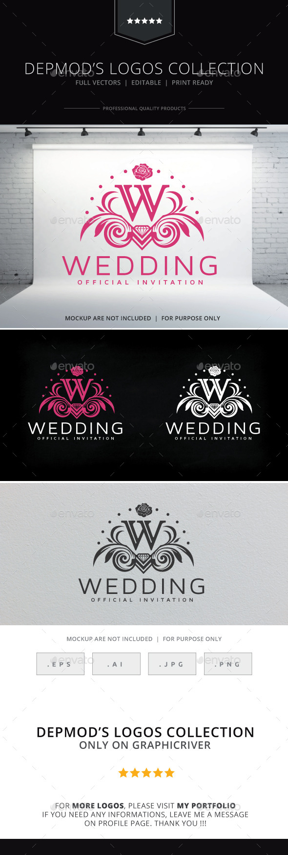 Wedding Logo - Crests Logo Templates