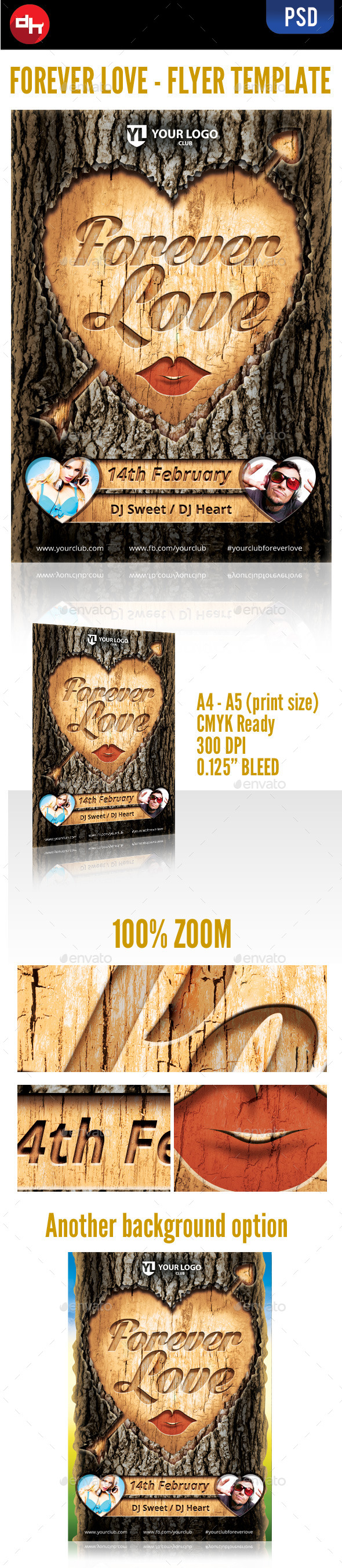 Forever Love - Events Flyers