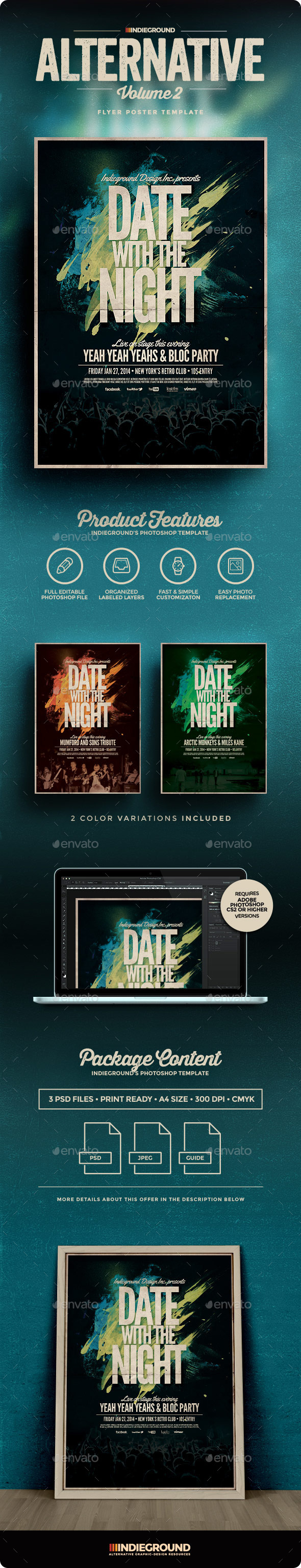 Alternative Flyer/Poster Vol. 2 - Clubs & Parties Events