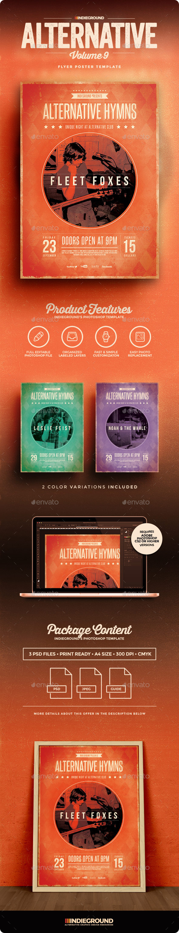 Alternative Flyer/Poster Vol. 9 - Clubs & Parties Events