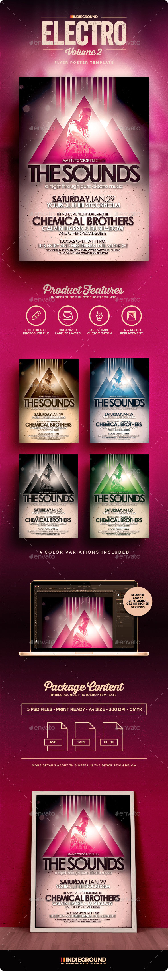 Electro Flyer/Poster Vol. 2 - Clubs & Parties Events