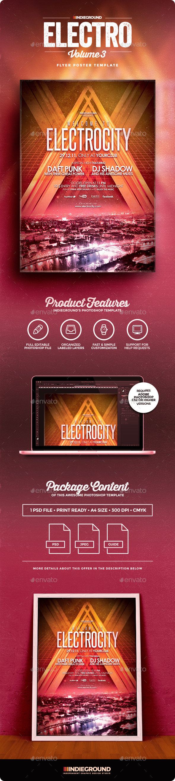 Electro Flyer/Poster Vol. 3 - Clubs & Parties Events