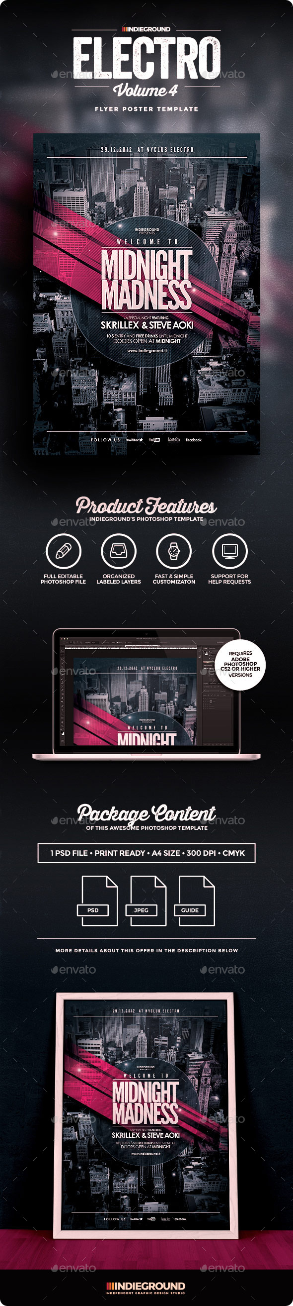 Electro Flyer/Poster Vol. 4 - Clubs & Parties Events