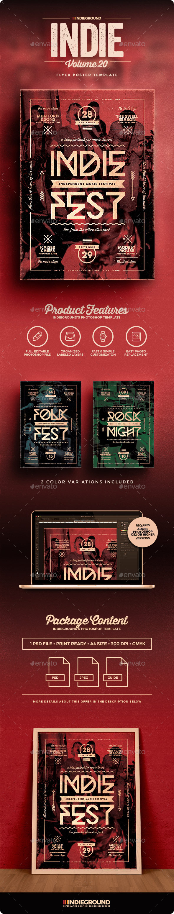 Indie Flyer/Poster Vol. 20 - Events Flyers