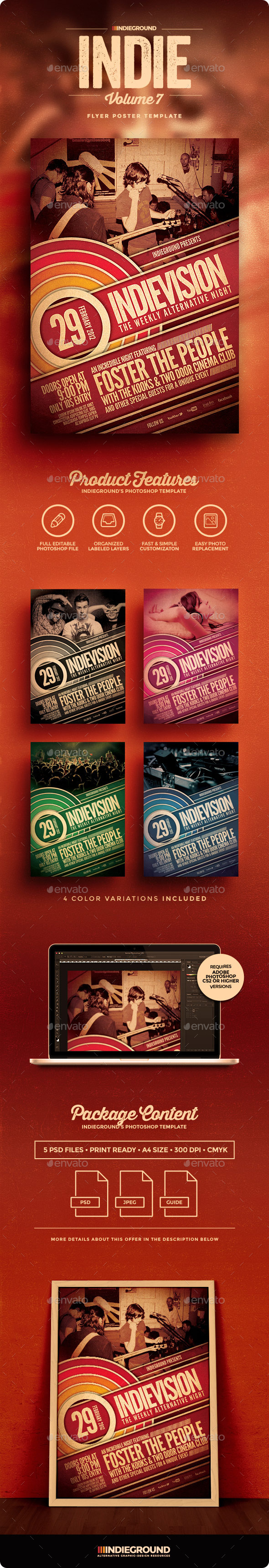 Indie Flyer/Poster Vol. 7 - Clubs & Parties Events