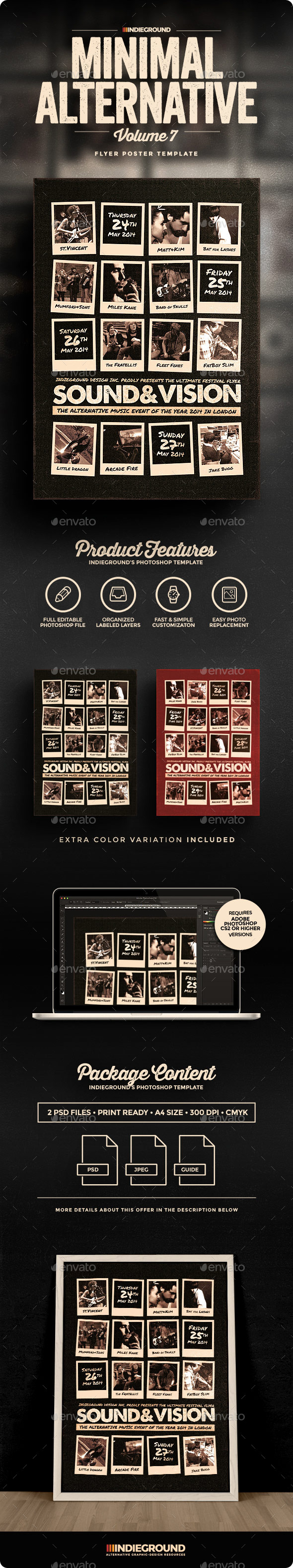Minimal Alternative Flyer/Poster Vol. 7 - Events Flyers