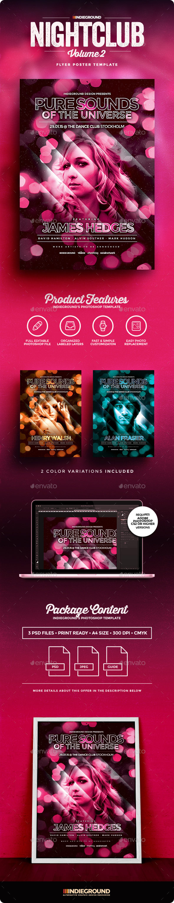 Nightclub Flyer/Poster Vol. 2 - Clubs & Parties Events
