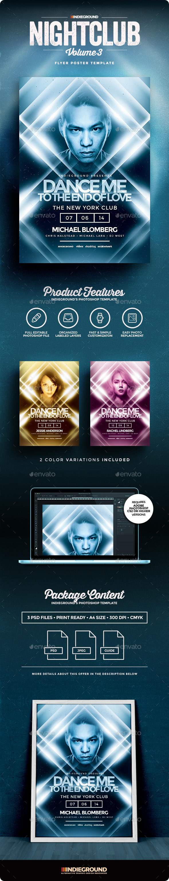 Nightclub Flyer/Poster Vol. 3 - Clubs & Parties Events