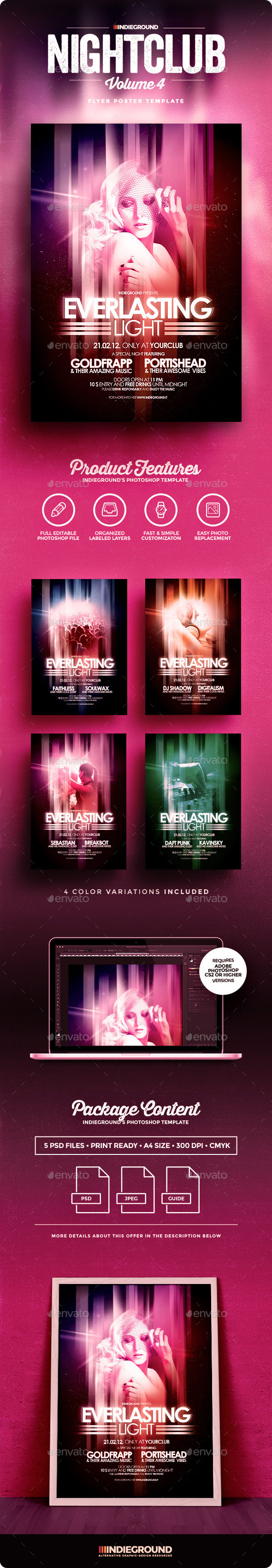 Nightclub Flyer/Poster Vol. 4 - Clubs & Parties Events