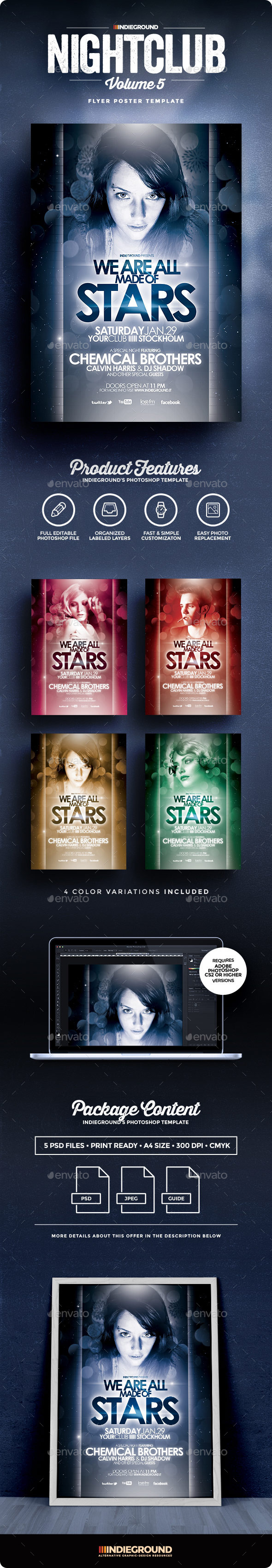 Nightclub Flyer/Poster Vol. 5 - Clubs & Parties Events