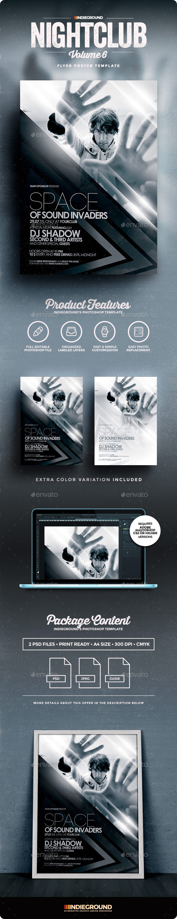 Nightclub Flyer/Poster Vol. 6 - Clubs & Parties Events
