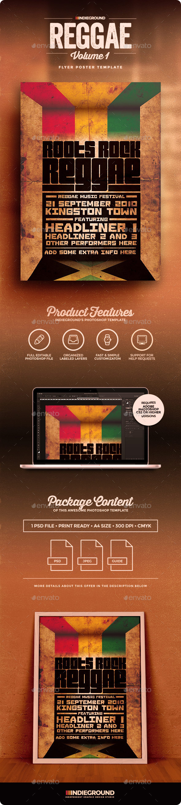 Reggae Poster & Flyer - Clubs & Parties Events