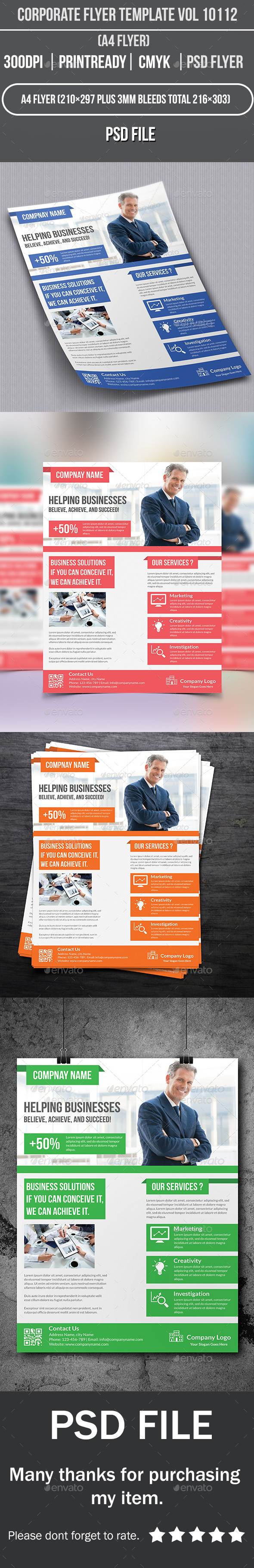 Corporate Flyer Template Vol 10112 - Corporate Flyers