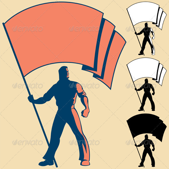 Flag Bearer - People Characters
