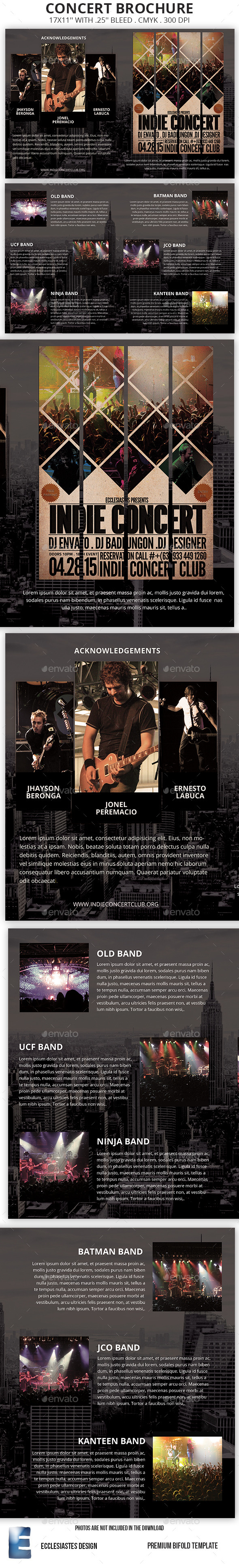 Concert Brochure - Informational Brochures