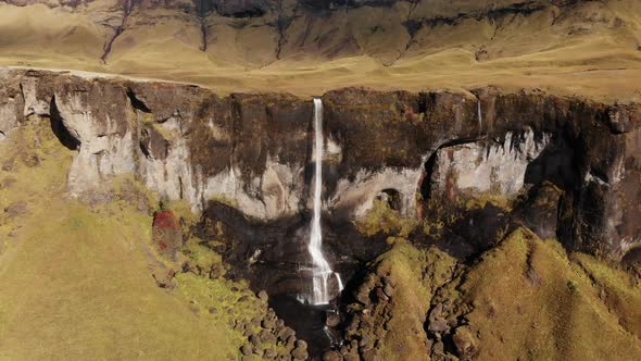 Foss a Sidu Beautiful Waterfall in Iceland