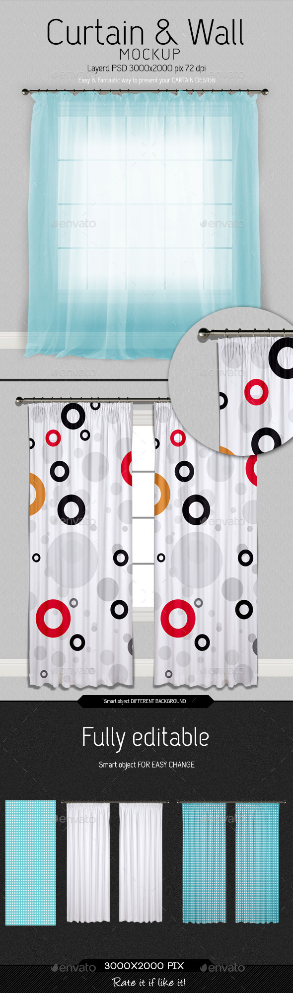 Curtain & Wall Mockup V2.0 - Miscellaneous Print