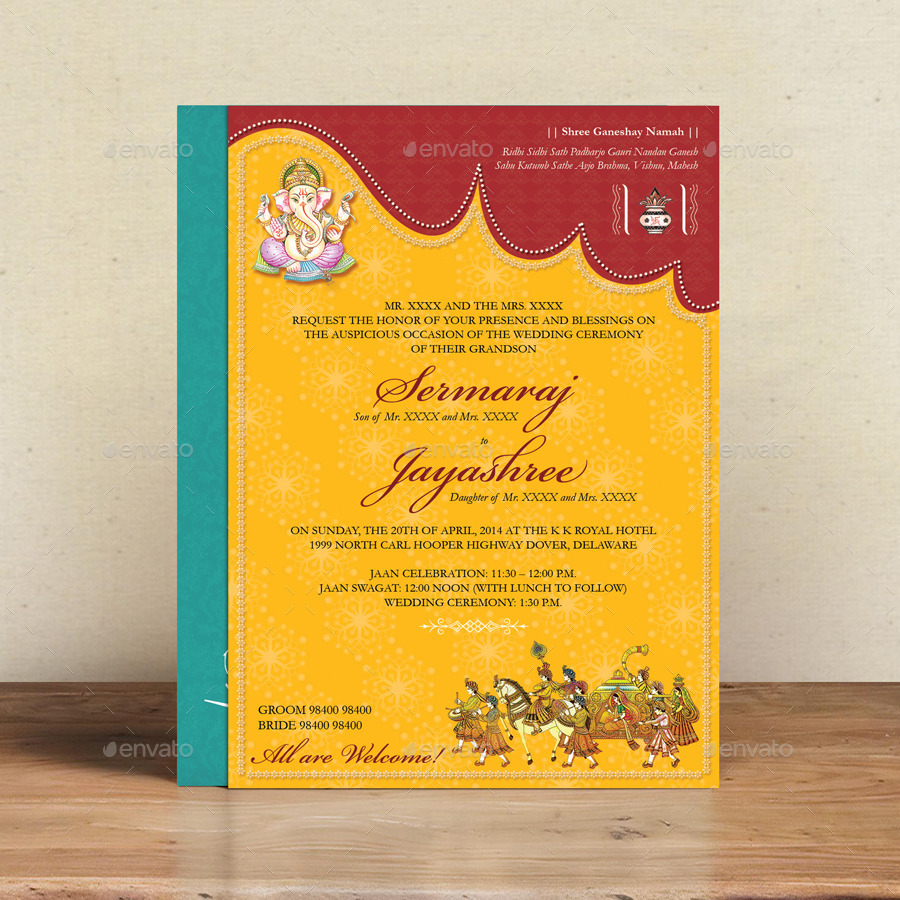 Hindu Wedding Card by graphix shiv GraphicRiver