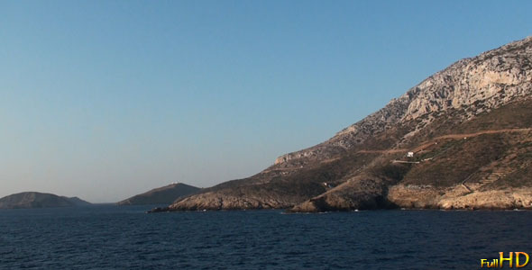 In front of a Rocky Island